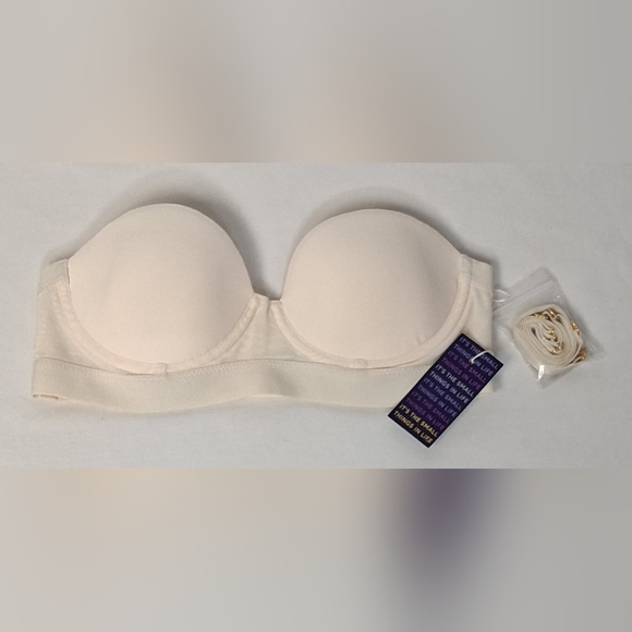 NEW Pepper MVP Multiway Strapless Bra Size 32B White Smoke New W/Tag - Picture 10 of 15